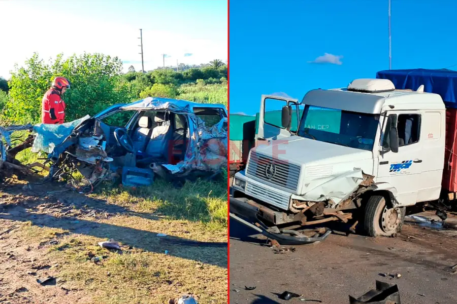 Falleci&oacute; el joven que estaba grave tras el choque entre un auto y un cami&oacute;n