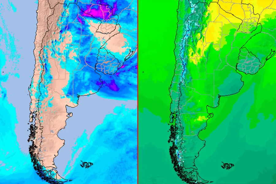 Cielo cubierto el mi&eacute;rcoles y descenso de temperatura el jueves. (Meteored).