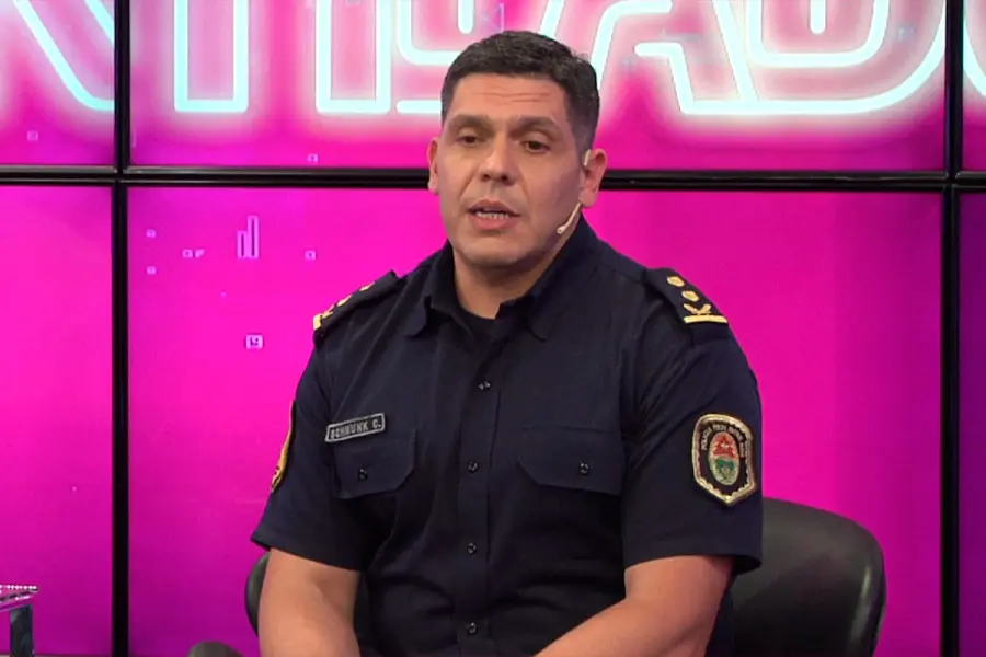 Carlos Schmunk, jefe de la Departamental Paran&aacute;. Foto: Elonce.