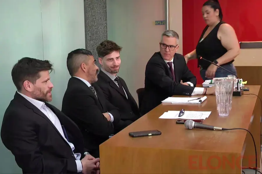 Los abogados querellantes en la causa por el crimen de Jazm&iacute;n Gonz&aacute;lez (foto Elonce)