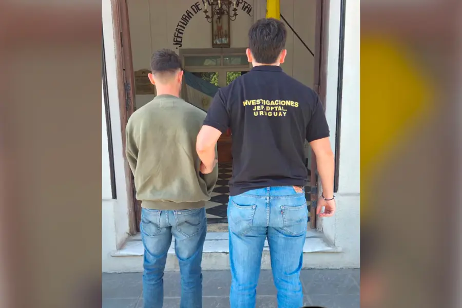 El joven identificado por maniobras peligrosas (foto Polic&iacute;a de Entre R&iacute;os)