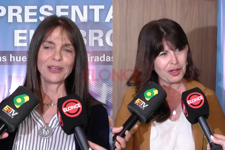 Adriana Satler y Patricia Sanabria, de UPCN (foto Elonce)