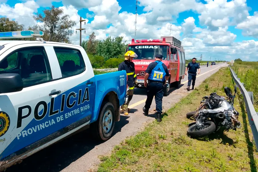 (foto Bomberos Voluntarios de Ceibas)