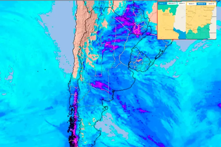 Rige una alerta por tormentas para Entre Ríos: cuándo llegarían las lluvias