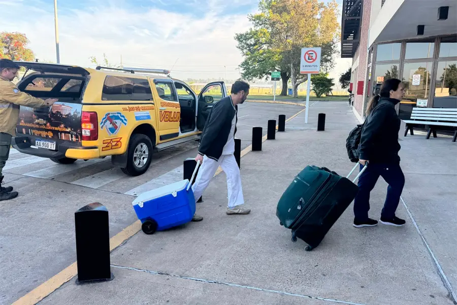 Operativo de ablación de órganos (foto Bomberos Voluntarios de Paraná)