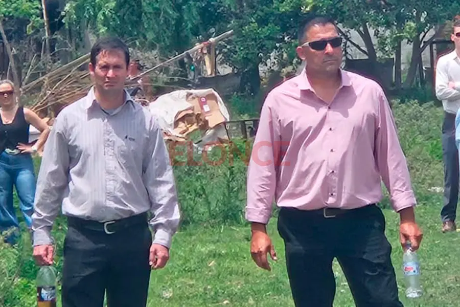 Caso Gabriel Gusm&aacute;n: los polic&iacute;as Oscar Molina y Diego &Iacute;balo (foto Elonce)