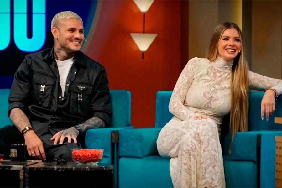 La China Suárez y Mauro Icardi (foto El Trece)