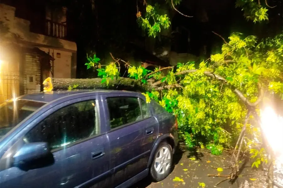 Intensas lluvias en Paraná