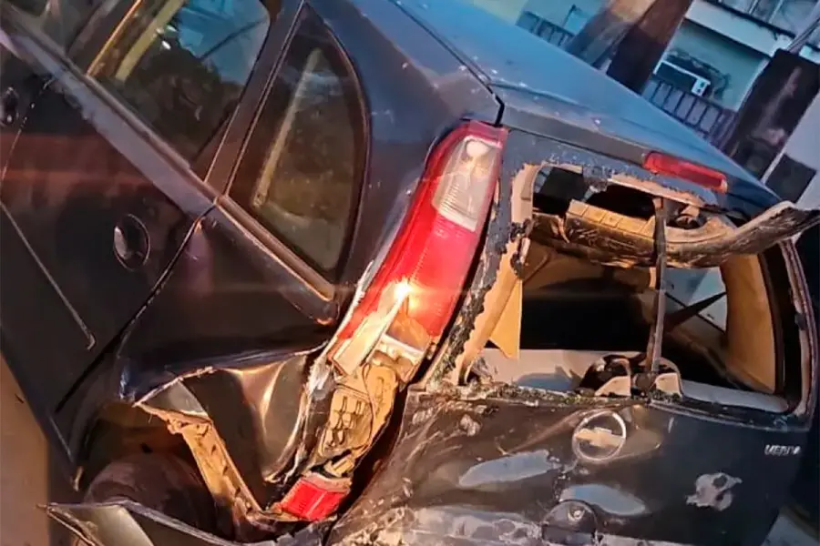 Empleado p&uacute;blico alcoholizado choc&oacute; con camioneta oficial el auto de un comisario