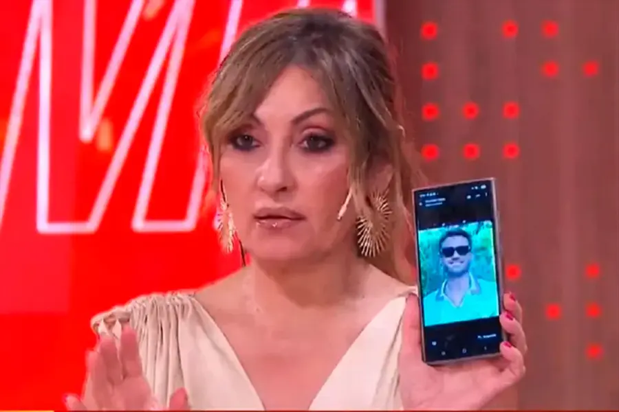 Marcela Tauro difundi&oacute; la foto de Nicol&aacute;s Trombino. (Captura TV).