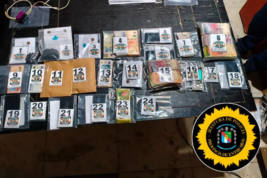 Operativo por narcomenudeo en Crespo