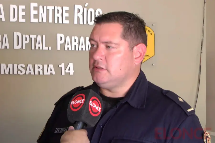 Jefe de la Comisar&iacute;a Decimocuarta, Alexis De Souza- Elonce