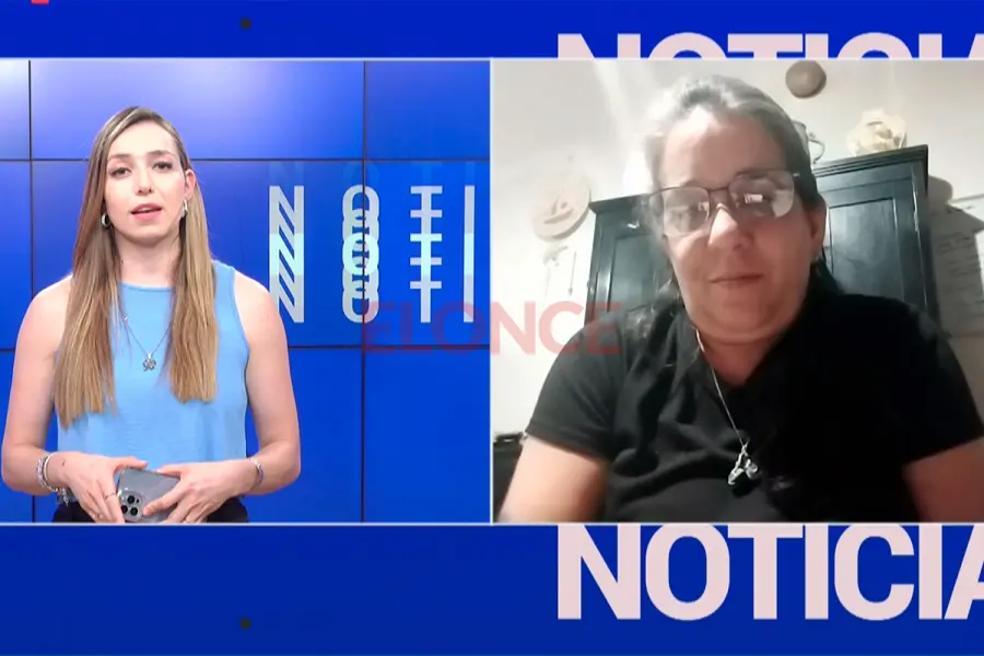 Evangelina B&aacute;ez dialog&oacute; con Araceli Sosa, conductora de Noticias a la Noche. Foto: Elonce.