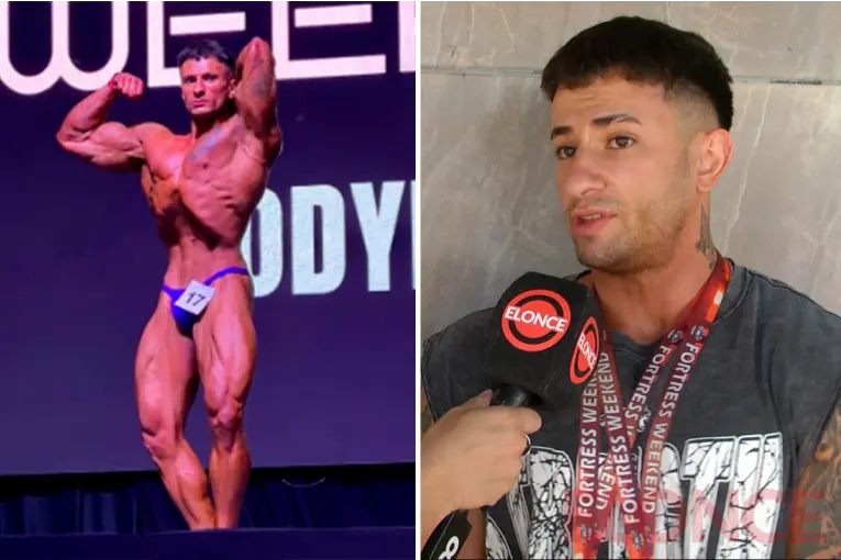 Paranaense logró podios en torneo de fisicoculturismo: la extrema preparación que realizó