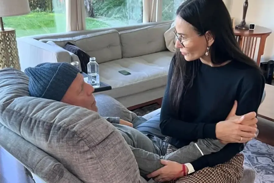 Bruce Willis y Demie Moore