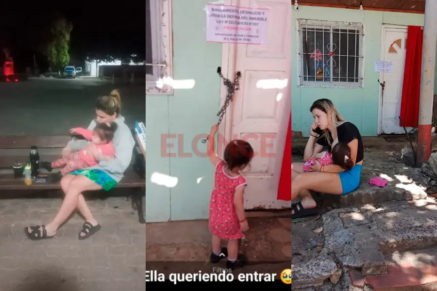 Desalojo en Villa Urquiza (foto Elonce)