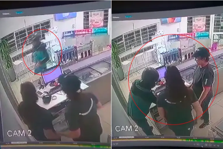 Video: así fue el robo en heladería cometido por delincuente con prisión domiciliaria