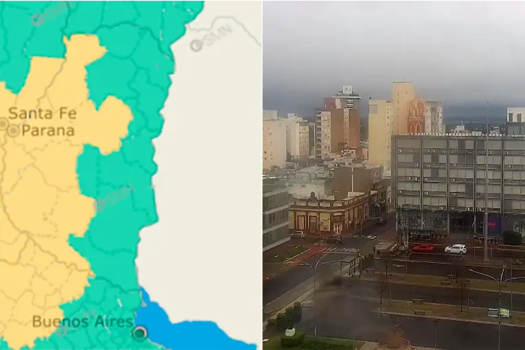 Amplían alertas por tormentas fuertes para Entre Ríos el fin de semana: las zonas afectadas