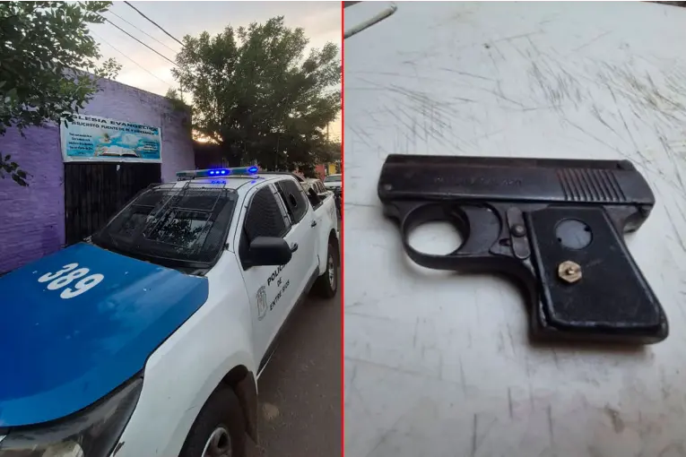 Pastor fue detenido y hallaron una pistola tras allanamiento por robo en templo entrerriano
