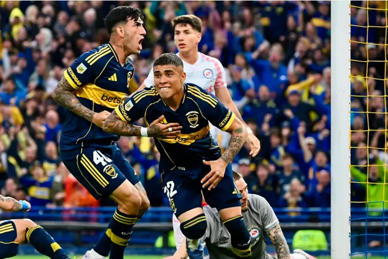 Boca ya le gana 1-0 a Argentinos Juniors y sueña con las semifinales del Torneo Clausura