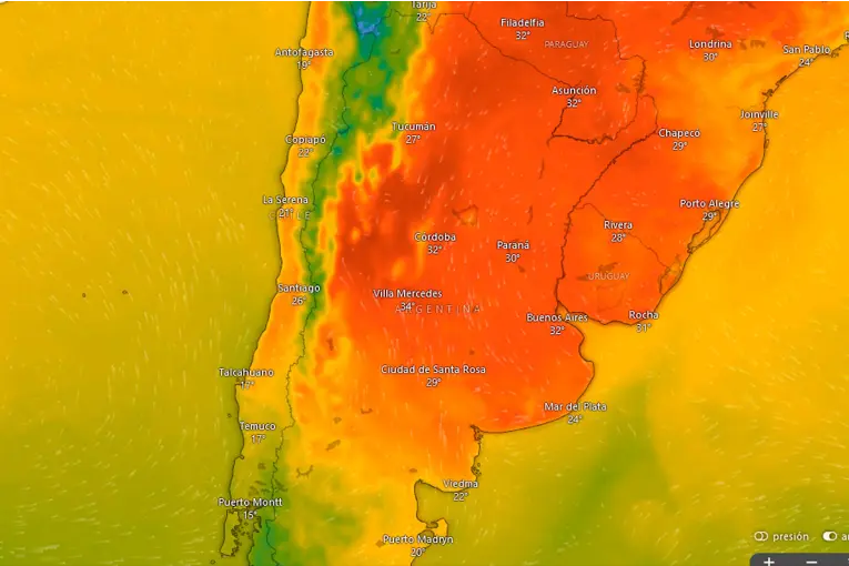 Anticipan suba sostenida de temperaturas y jornadas de intenso calor: cuál será el día más agobiante de la semana