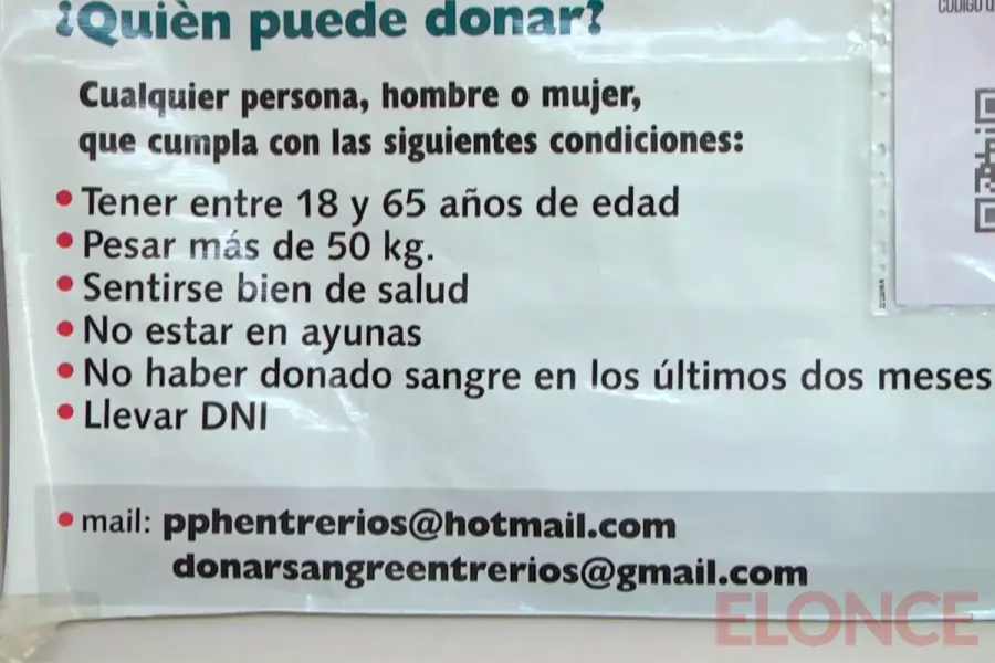 Refuerzan el pedido de donantes de sangre: &ldquo;Es el mejor regalo para dar&rdquo;