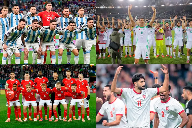 Así juegan Argelia, Austria y Jordania, los seleccionados que enfrentarán a Argentina