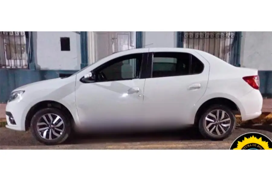 El auto secuestrado por la polic&iacute;a