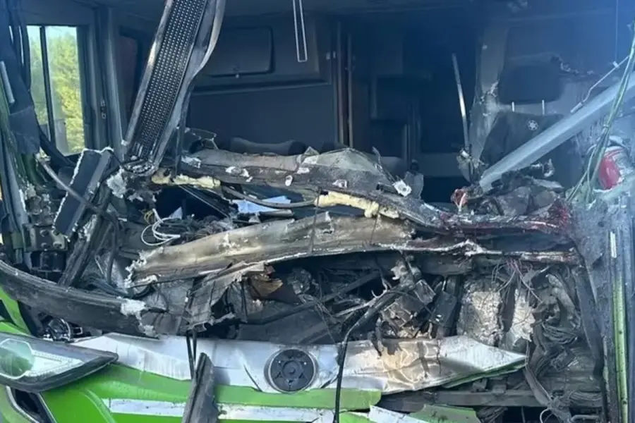 As&iacute; qued&oacute; el auto. Foto: Infobae.