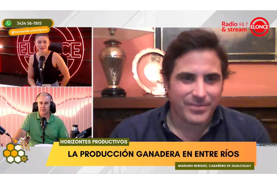 Mariano Berisso, director suplente del Distrito Entre R&iacute;os de la Sociedad Rural Argentina (foto Elonce)