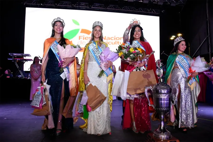 Las embajadoras de la Fiesta Nacional de la Citricultura