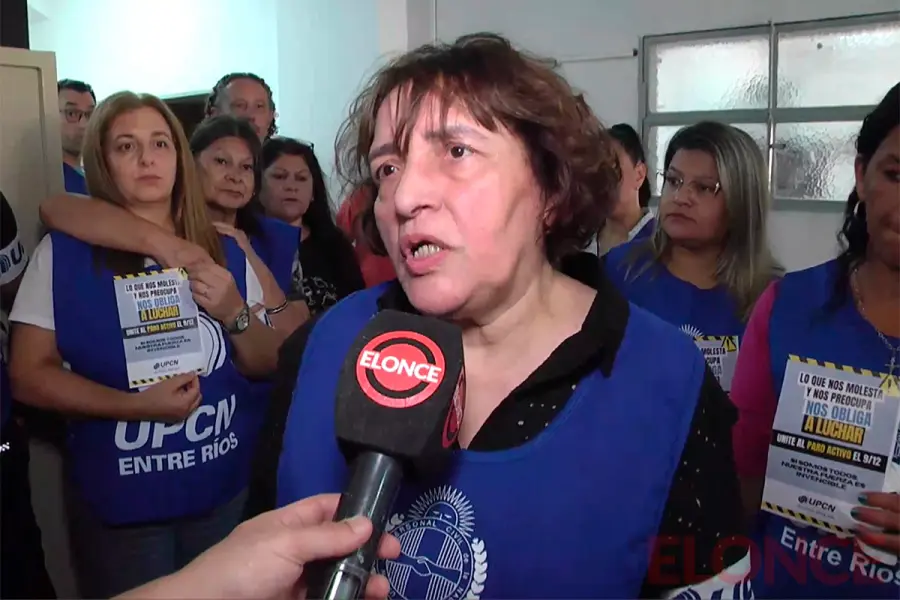 Cristina Melgarejo, secretaria gremial de UPCN (foto Elonce)