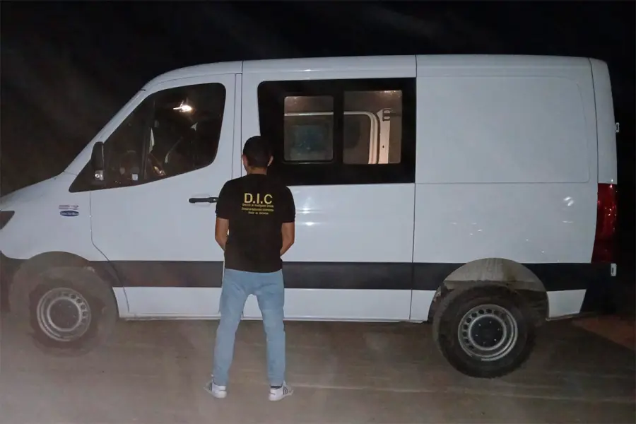 El veh&iacute;culo que "viuda negra" rob&oacute; a su v&iacute;ctima en Concordia (foto Polic&iacute;a de Entre R&iacute;os)