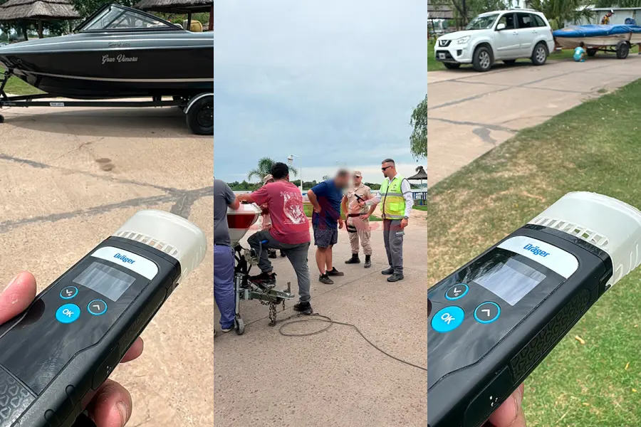 Controles de alcoholemia a titulares de embarcaciones (foto Elonce)