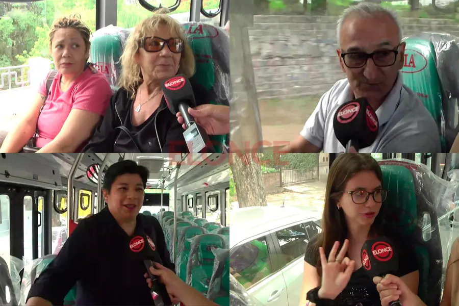 Pasajeros opinaron sobre el servicio de transporte que comenz&oacute; en Paran&aacute; (foto Elonce)