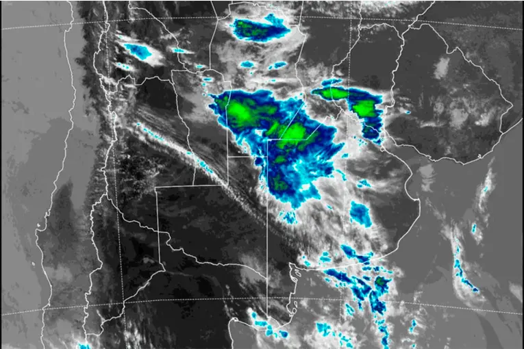 Emitieron una alerta amarilla por tormentas para Entre Ríos