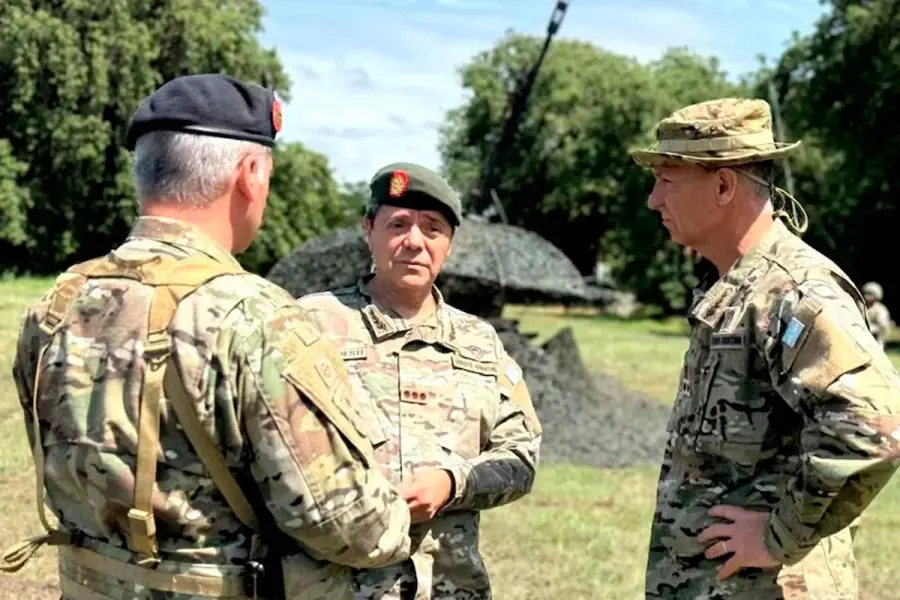 Oscar Zarich junto a Carlos Alberto Presti
