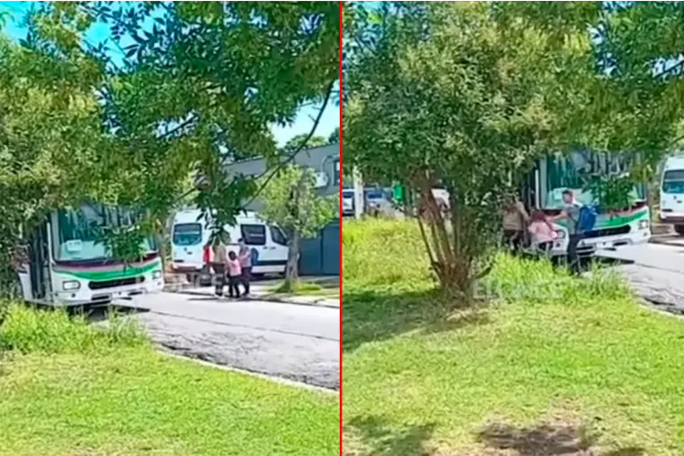 Un gesto solidario que emociona: el video de un chofer de colectivo que ayudó a dos personas no videntes en Paraná