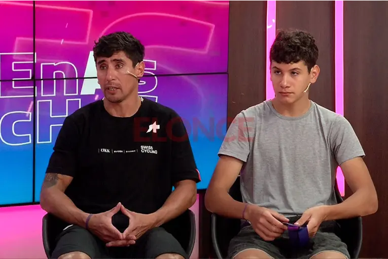 Padre e hijo tuvieron un sólido desempeño en una competencia de bicicross en Colombia