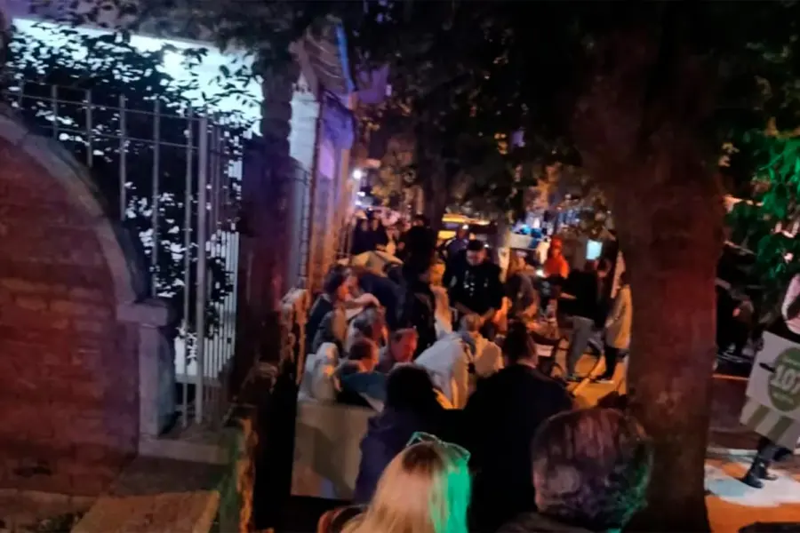 Incendio en un geri&aacute;trico de Mar del Plata. (foto 0223)