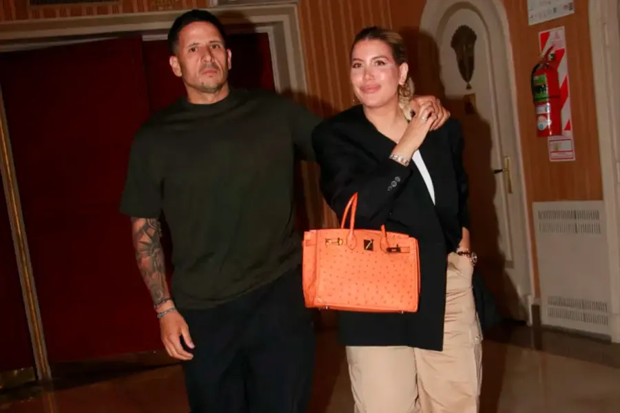 Wanda Nara fue con Mart&iacute;n Migueles a ver "Rocky". (TN / MovilPress).