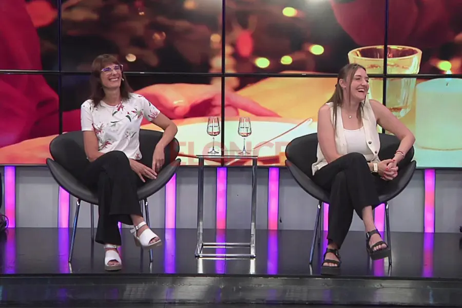 Lorena Galliussi, nutricionista, y Laura Elese, psic&oacute;loga (foto Elonce)