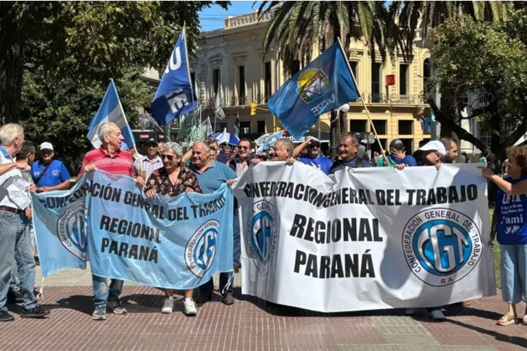 Gremios y organizaciones marchan este jueves contra la reforma laboral en Paraná