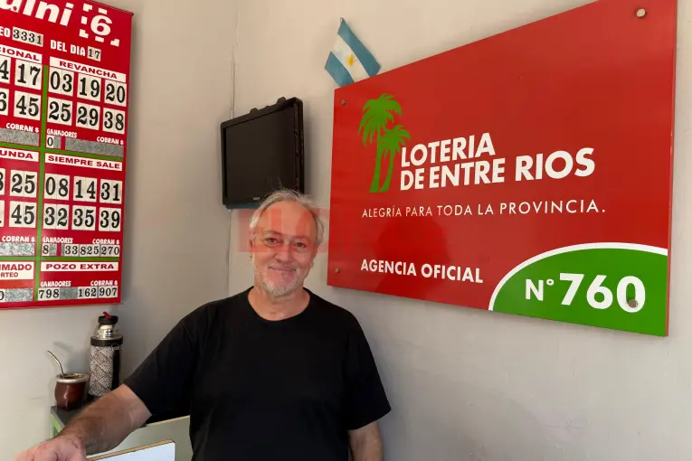 “Tuvimos la suerte”, afirmó el agenciero que vendió la boleta ganadora del Quini 6 en Paraná