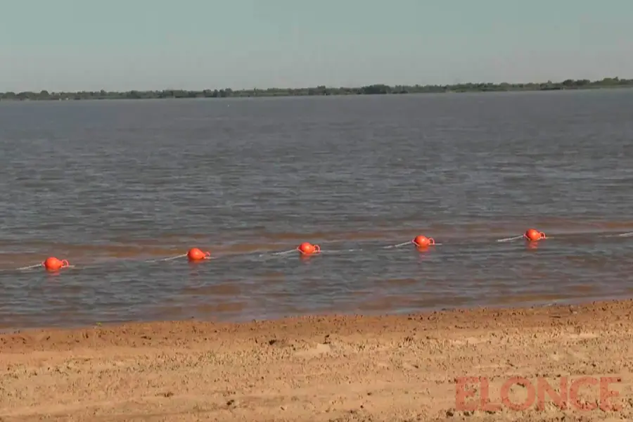 El boyado en Balneario Thompson (foto Elonce)