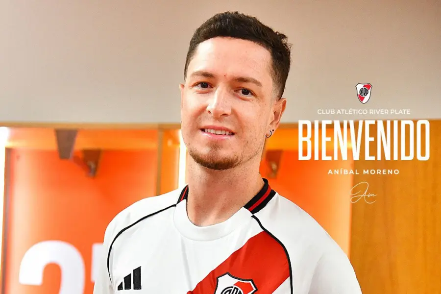 Una de las publicaciones del club con el mediocampista. Foto: X oficial de River.