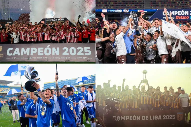 Uno por uno: los campeones del fútbol argentino 2025 y los clasificados a copas