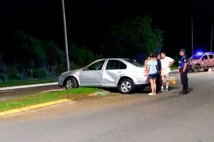 Joven volc&oacute; con su auto en la madrugada de Navidad