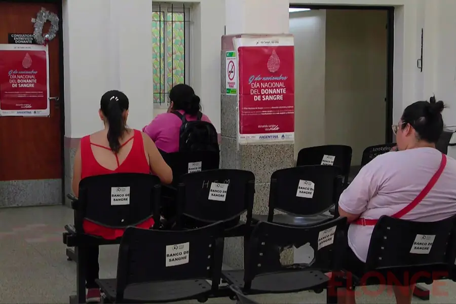 Servicio de Hemoterapia del hospital San Mart&iacute;n de Paran&aacute; (foto Elonce)