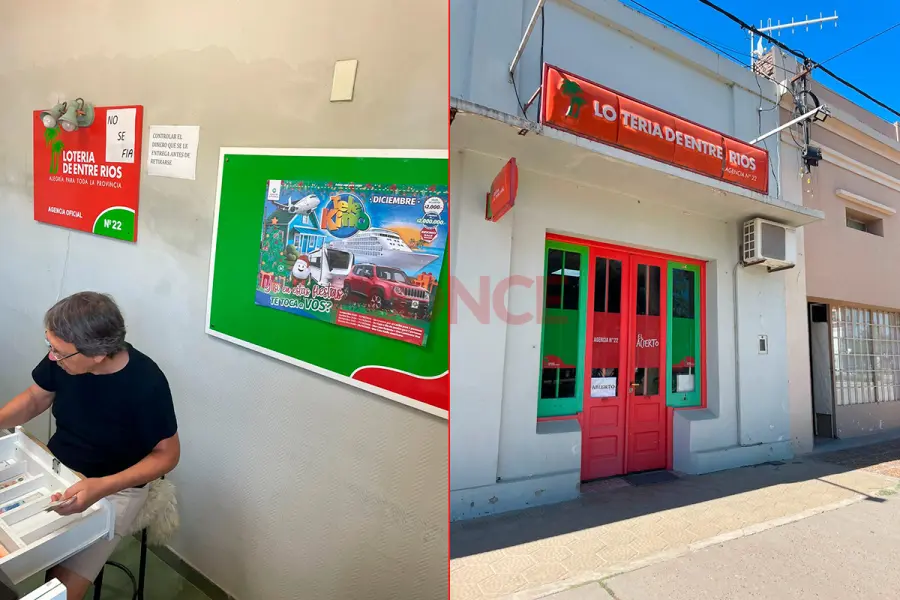 Agencia de t&oacute;mbola N&ordm; 22 &ldquo;El acierto&rdquo; de Mar&iacute;a Grande (foto Elonce)